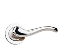 BADE ESLEN YUVARLAK ROZETLİ NİKEL KAPI KOLU