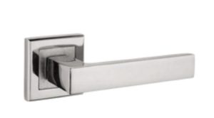 BADE LAMA KARE ROZETLİ NİKEL KAPI KOLU