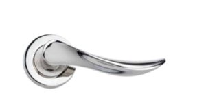 BADE ZAMBAK YUVARLAK ROZETLİ NİKEL KAPI KOLU